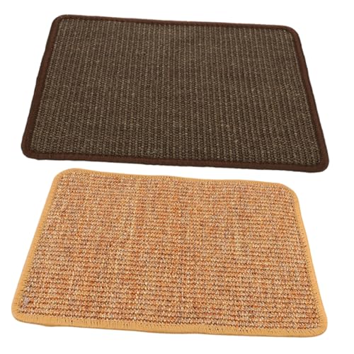 ORFOFE 2st Sisal Katzen Griff Katze Kratzmatte Wandkratzer Für Katzen Kratzspielzeug Für Katzen Kratzpads Aus Sisal Schleifpads Für Katzenklauen Kratzmatte Für Kätzchen Katzenschleifmatte von ORFOFE