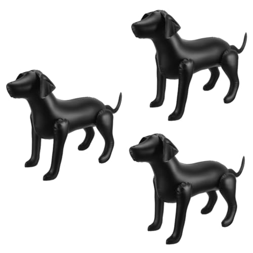 ORFOFE Schaufensterpuppen 3st Haustierbekleidungsmodell Hundemodelle Haustier-skulptur Hunde Schaufensterpuppe Aufblasbare Schaufensterpuppe Für Hundekleidung Spielzeug Kleiderbügel Für Hunde PVC von ORFOFE