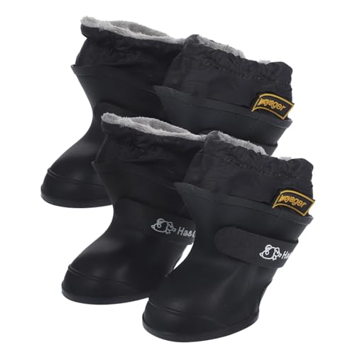 ORFOFE Hundestiefel Haustierschuhe Haustier Regenstiefel Omnidirektionales wasserdichtes Design für regnerische Tage von ORFOFE