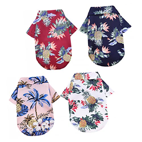 ORFOFE Hunde-Outfits für den Sommer Hawaii-Haustierhemd-Kleid Haustierkleidung für kühles Wetter von ORFOFE