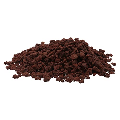 ORFOFE 500 g Dunkelrot Vulkangestein Für Aquarien Dekorative Steine Filtermaterial Und Aquascaping Zubehör Für üßwasser Aquarien Und Terrarien Ideal Zum Bemalen Und Gestalten von ORFOFE