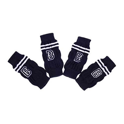 ORFOFE 8 STK Cartoon-Socken Hund sprunggelenk Klammer Haustier Katzenbeinsocke Hundebeinstrümpfe hundepflegeprodukte hundesocken Beinwärmer für Hunde Gelenkschutz für Hunde Elasthan Blue von ORFOFE