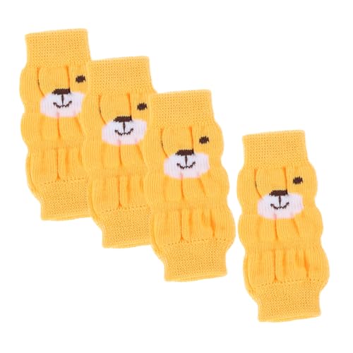 ORFOFE 8 STK Haustier socken Cartoon Hundesocken warme Hundesprunggelenkabdeckungen Beinschutz für Welpen Hündchen Haustiere Hundebeinmanschette aus Baumwolle Hundebeinabdeckung Polyester von ORFOFE