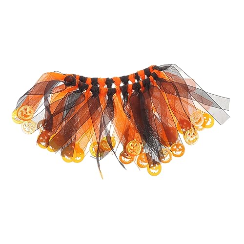 ORFOFE Haustierhalsband Katzenhalsband Halloween Kätzchenhalsband Deko Katzen Choker Sdz29 Orange Schwarz von ORFOFE