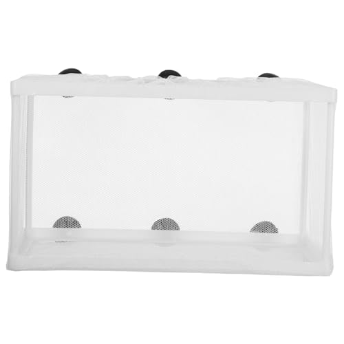 ORFOFE Großer Fischnetz Zuchtkasten mit Saugnapf für Aquarium Polyester Netz Aufzuchtbecken zur Fischisolation Einfach zu Befestigendes Jungfisch Inkubator Zubehör ORFOFE Großer Fischnetz Zuchtkasten mit Saugnapf für Aquarium Polyester Netz Aufzuchtbecken zur Fischisolation Einfach zu Befestigendes Jungfisch Inkubator Zubehör von ORFOFE