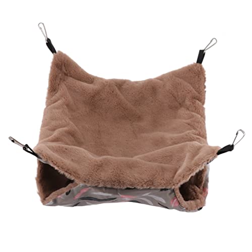 ORFOFE Hamster Hängematte hamsterbett Hamster schaukel Cozy Hammock for Hamster Hängebett für kleine Haustiere Guinea-Bettwäsche Haustierbett Haustierkäfig-Hängematte Kaninchen Plüsch von ORFOFE