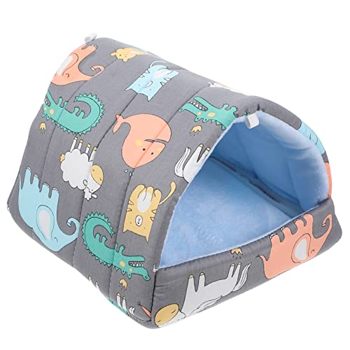 ORFOFE Hamsternest Schlafhängematte Schlafsack Für Hamster Katzenkäfig-hängematte Chinchilla-Nest Chinchilla Warmer Hamster Wintersofa Für Kleine Haustiere Warmes Bettnest Baumwolltuch von ORFOFE