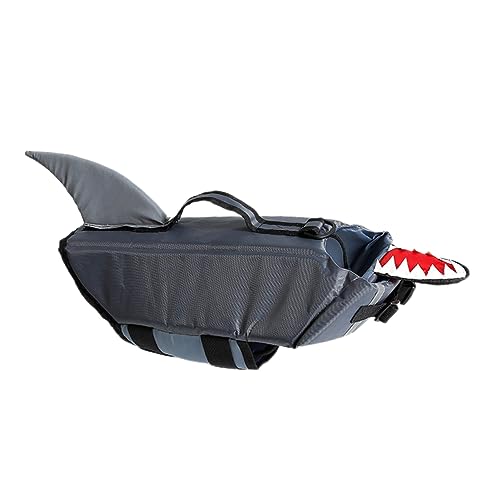 ORFOFE Haustier-Badeanzug Dackel Schwimmweste Für Hunde Hund Schwimmanzug Rettungsweste Für Hunde Hundebekleidung Haustier Hund Bootszubehör Pet Pool Versorgung Wasserdichtes Nylon Grey von ORFOFE