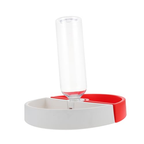 ORFOFE Haustier Dual Fütterungsschüssel Automatische Wasserzufuhr Kunststoff Pet Food Bowl Bequeme Pet-Feeder-schüssel von ORFOFE