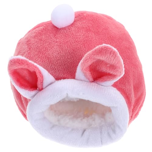 ORFOFE Haustierbett pet Bed petbett Kleintierkorb Kleintiernest Igelkorb Chinchilla- Hamster Guinea-Bettwäsche Spielzeug Plüschtier Haustier warmes Bett kleines Tierbett Rosa von ORFOFE