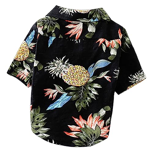 ORFOFE Haustierbluse Welpen-Hawaii-Shirt Großes Hundeshirt Hawaii-Outfits Hundebräuche Für Halloween Hund Weste Stoff Hawaiihemden Hunde Geburtstagsgeschenk Hundekleider Für Hunde-Outfits von ORFOFE