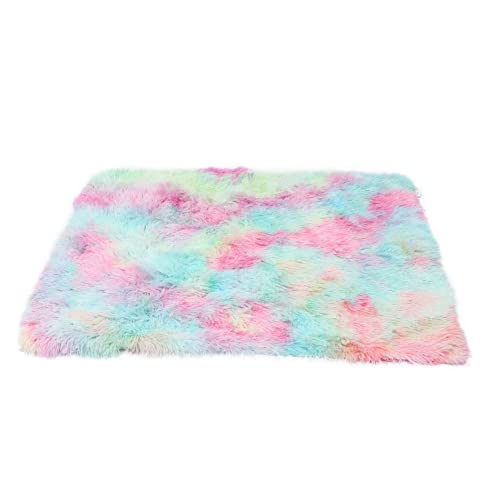 ORFOFE Haustierdecke pet Bed petbett Haustiercampingbett anziehdecke Blanket hundebox pad ausgestopfter Welpe pelzige Katzenmatte Welpendecke Haustier-Plüschdecke Hundematte Plüsch- Rosa von ORFOFE