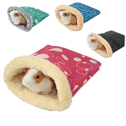 ORFOFE Haustiermatte, Tierschlafsack, Haustiertasche, Meerschweinchenbetten, Bettwäsche für Meerschweinchen, Meerschweinchen, Beutel, Igel, Kuschelsack, Igelbett für Käfig, Plüsch-Hängematte, von ORFOFE