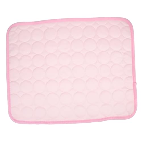 ORFOFE Hasenbett Haustiermatte Katzenkühlmatte Indoor Kühlende Hundematte Kühlende Hundedecke Kühldecke Für Welpen Geschmeidige Katzenmatte Sommerschlafmatte Für Hunde Tuch Rosa Sanft von ORFOFE