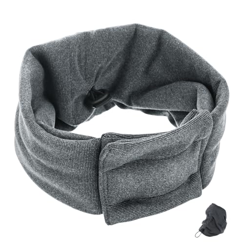 ORFOFE Hunde-Snood, Verstellbar, Für Den Winter, Haustier-Snood, Warme Mütze Für Hunde, Weiche Hunde-beruhigungshaube, Hunde-ohrwickel, Hundeohrabdeckung, Größe L von ORFOFE