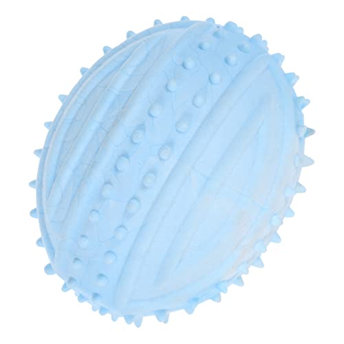 ORFOFE Hundeball aus Gummi Hundebälle Hundespielzeugball Interactive Dog Toys Dog chew Toy Kauspielzeug für Welpen Kleine quietschende Bälle für Hunde Spielzeug für Haustiere Sky-Blue von ORFOFE