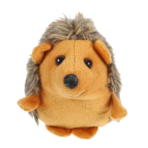 ORFOFE Igel Hundespielzeug Hedgehog -Hund Kauenspielzeug Weiche Knochenförmige Hundespielzeug Kau -Molar Niedliche Spielzeughüte Kauen Zähneknirschender Hund Welpenzahnen Orange Plüsch von ORFOFE