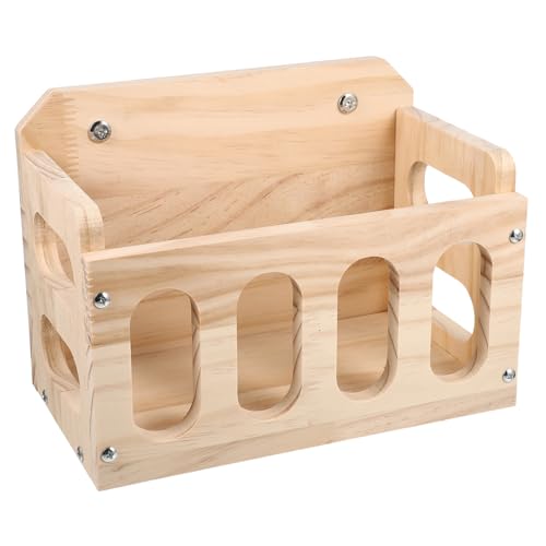 ORFOFE Hohl Bunny Feeder Holz Organizer Heu Dispenser für Hamster von ORFOFE