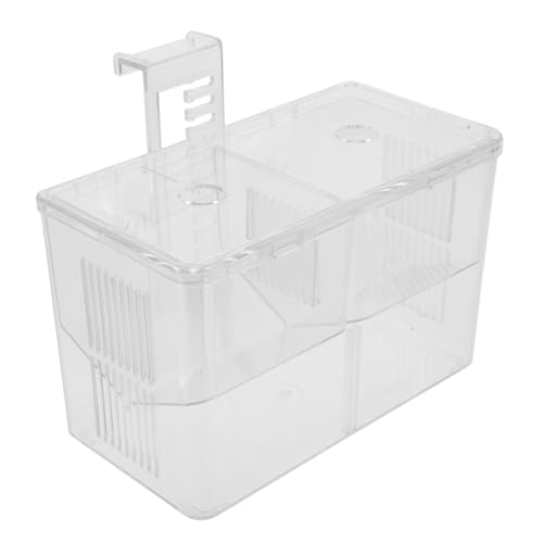 ORFOFE Kasten Inkubationsbox Betta Aquarium Trennwand Aufzucht Für Aquarienfische Zuchtteiler Für Aquarien Guppy-fischbrutstätte Garnelen Inkubator Zuchtboxenteiler Aquarienteiler Acryl von ORFOFE