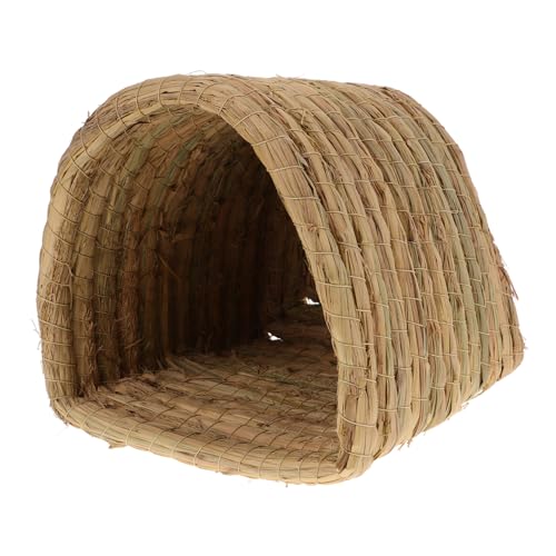 ORFOFE Gras Matte Woven Bett Huhn Legen Nest Hühner Coop Dutch Kaninchen Haustier Bett Stroh von ORFOFE