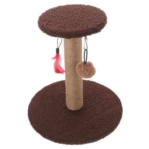 ORFOFE kratzbaum für Katzen Katzenkratzbrett schürfwundenpflaster Kratzbaum Sisal Kratzbaum mit hängendem Ball schmücken bequemer Kätzchenkratzer Kätzchen Versorgung Kratzfest Boden von ORFOFE