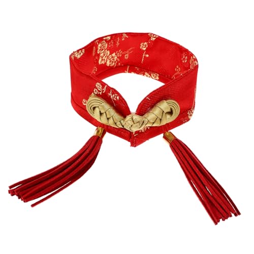 ORFOFE Krawatte Kostüm-Halskette kleine Hundehalsbänder die chinesen Tier kostüm hochzeitsdeko dekorative Halskette für Welpen Haustier-Halskette Kätzchen binden China schmücken Halsband von ORFOFE