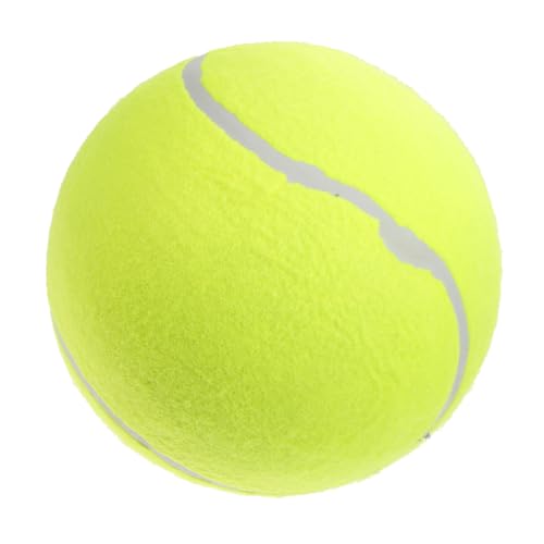 ORFOFE Großer Aufblasbarer Tennisball Für Haustiere Großes Hundespielzeug Ideal Zum Kauen Und Strapazierfähiges Perfekt Für Mittelgroße Und Große Hunde von ORFOFE