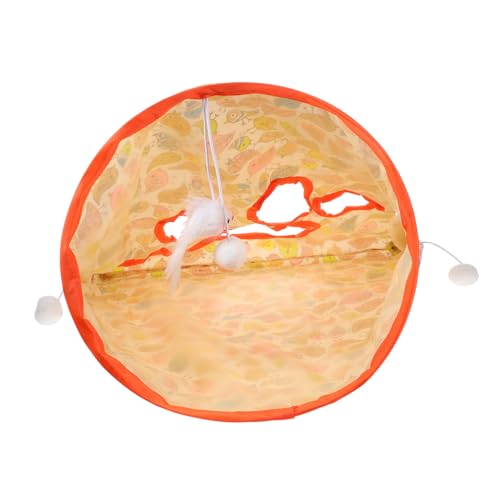 ORFOFE Tragbarer Kätzchentunnel Katzen-Entspannungstunnel Katzen-Verstecktunnel für Katzentunnel für Zuhause von ORFOFE