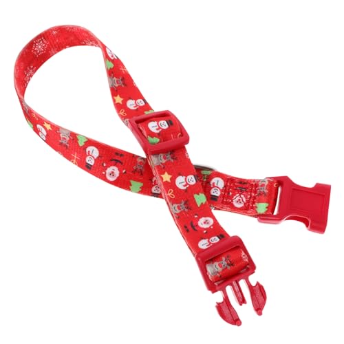 ORFOFE Weihnachts Haustierhalsband Hundehalsband Für Kleine Hunde Weihnachtsmann Hundehalsband Schneemann Hundehalsband Weihnachts Katzenhalsband Kleines Hundehalsband von ORFOFE