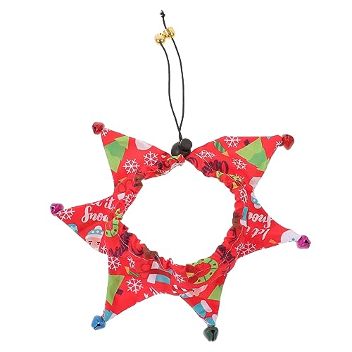 ORFOFE Weihnachtskatzenschal Weihnachtsdeko Weihnachten Haustierhalsband Haustierhalsbänder Für Katzen Glockenhalsband Für Katzen Katzenhalsband Bequemes Haustierhalsband Polyester von ORFOFE