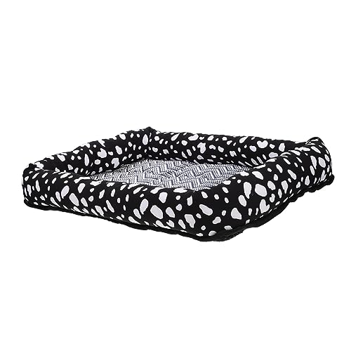 ORFOFE Zwinger haustierbett pet Bed Hundekühlung Hunde bettchen hundskrippln Kühlmatte für Hunde Sommer hundematte hundesofa Atmungsaktives Hundekühlbett kühlendes Hundenest Stoff Black von ORFOFE