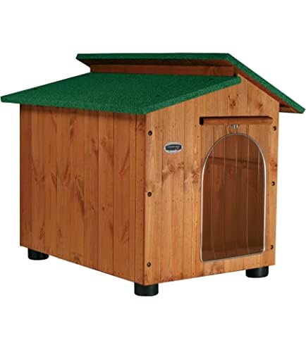 Hundehütten Hundehaus Hundehöhle Aus Massiv Holz Echtholz Geshenk THERMOVORHANG Made in Italy Mod. Alpi A – Chihuahua/Katze 45x60xH48 von ORIGINAL LEGNO