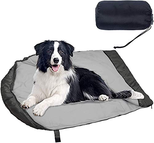 OROOTL Hundebett Schlafsack für Hunde Haustiere Warme wasserdicht Hundeschlafsack Rucksack Packbar Leichtes Hunde Waschbar Reisebett für Camping Wandern Outdoor Indoor von OROOTL