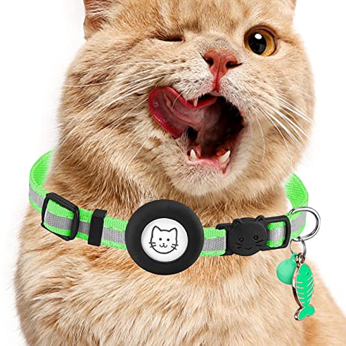 ORTUH Hundehalsbänder,Verstellbares reflektierendes Hundehalsband mit Sicherheitsschnalle - Nachtlaufhalsband für Haustiere, Halsbänder für kleine, mittelgroße Hunde, Katzen und Haustiere von ORTUH