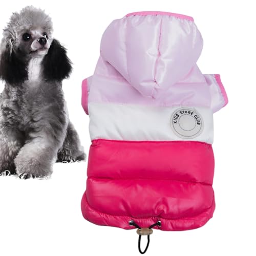 ORTUH Warme Hundejacke, Winddichte Hundekleidung Winterjacke, Winter-Hundejacke mit Mütze, warme Mantelkleidung für Welpen, kleine, mittelgroße und große Hunde von ORTUH