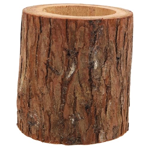 OSALADI Blumentopf aus Holz Kleiner Pflanzentopf Blumentopf im Freien Terrakotta Bauernpflanzer Netz Holzplanter Blumentopf für Sukkulenten Gemüsetopf aus Holz Kartoffelpflanzhalter Coffee von OSALADI