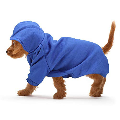 OUCRIY Niedlicher Winter-Kapuzenpullover aus Polyester für Haustiere, Warm, für Hunde, Welpen, Katzen (M) von OUCRIY