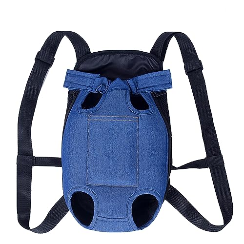 Rucksack für Haustier,Haustiertasche Out Hunde Rucksäcke,Verstellbar Beinen heraus Rucksäcke Haustier Tragbar Reisetasche,Pet Front Dog Carrier Backpack Travel für Reisen Wandern Camping von OUGPIU