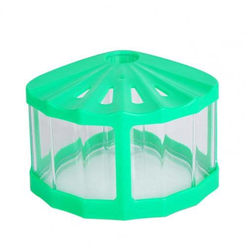 OUMIFA Aquarium Mini Aquarium Tank Desktop Dekoration Mini Fischschale vibrierende Farbe defekte Fische Zucht Mini Aquarium Tank(Green) von OUMIFA