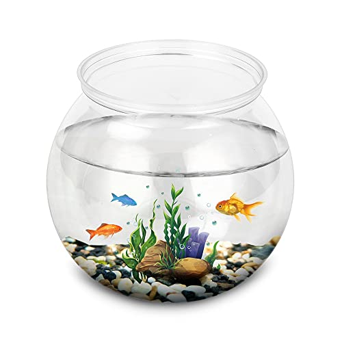 OUMIFA Aquarium Transparenter Acryl-Fischtank Aquarium Züchterbox Fischhaus Aquatic Pet Home Desktop Marine Tragbare Schüssel for Betta-Fischtank(L) von OUMIFA