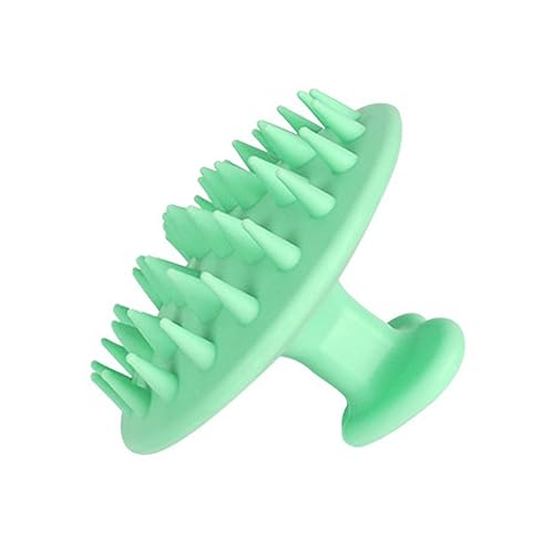 OUSHOP Hundebadebürste, Haustierdusche, Silikon-Shampoobürste, langes und kurzes Haar, Welpenreinigung und -Pflege, 4er-Pack,Green*4,one Size von OUSHOP