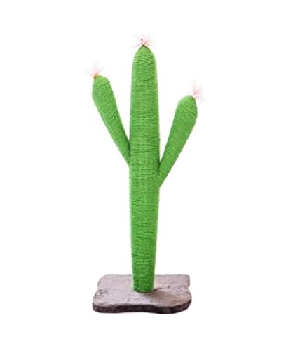 OUYUE Katzenkratzbaum Cactus Cat Scratcher Schützen Sie Ihre Möbel Mit Natürlichen Sisal-Kratzbäumen Und -Pads, Katzenkratzbaum Katzenkletterbaum(105cm) von OUYUE