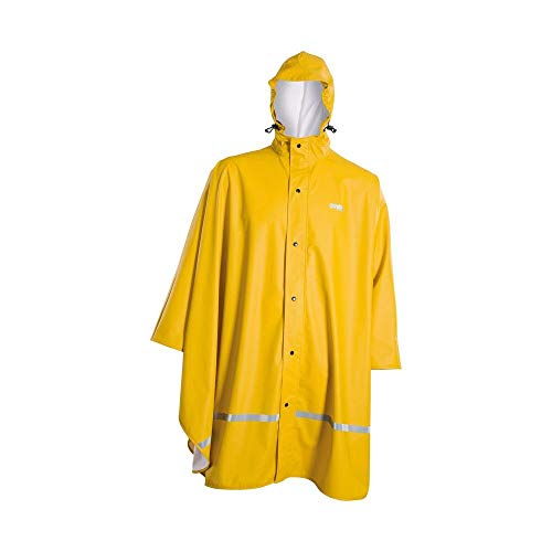 Owney Regen-Poncho- Outdoor- Jacke Outdoorbekleidung Unisex Outdoor Jacken Unisex yellow- Regeenjacke S bis L von OWNEY OUTDOOR