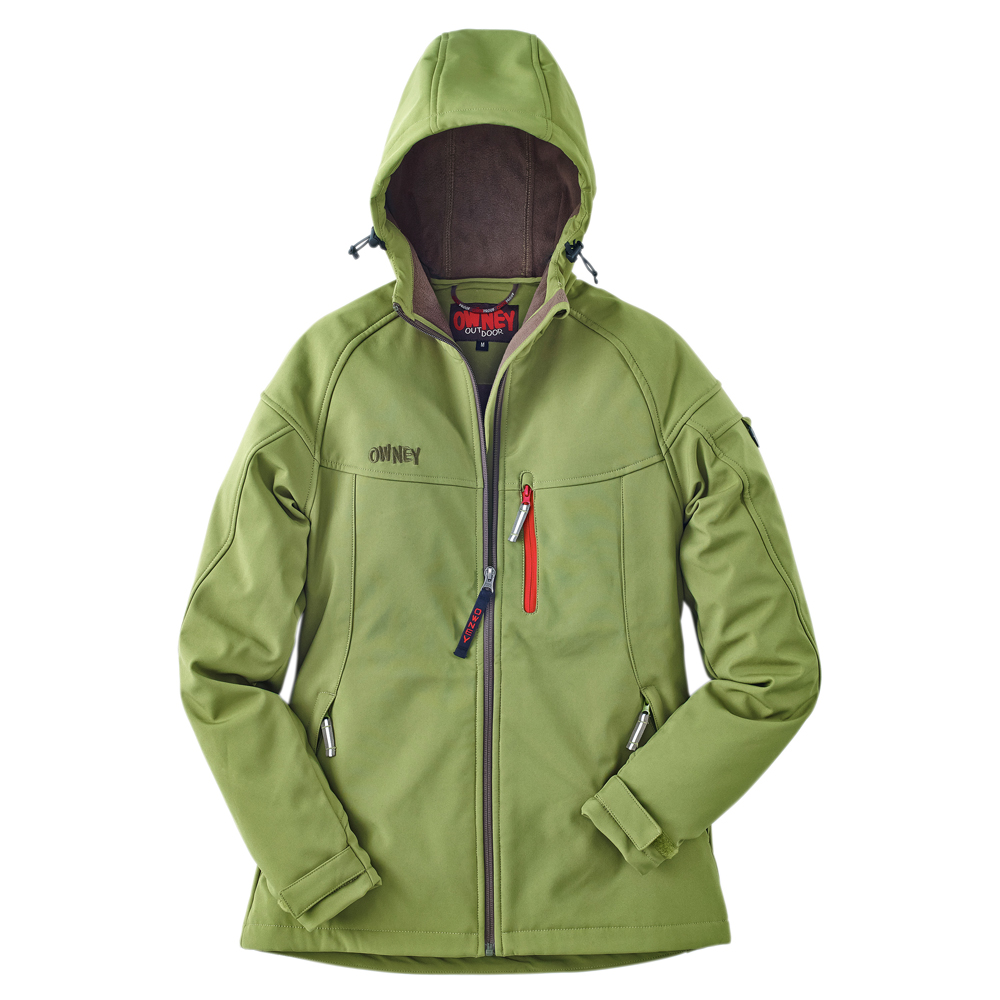 OWNEY Damen Softshelljacke Cerro cedar green, Gr. XS von OWNEY