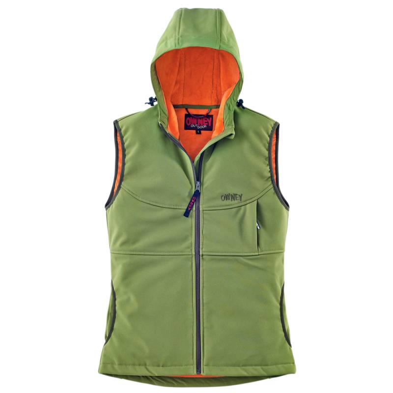 OWNEY Damen Softshellweste Yunga cedar green, Gr. XS von OWNEY