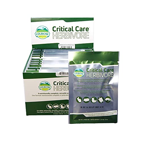 Oxbow Critical Care Food für Rekonvaleszente Pflanzenfresser, ‎36 g (1er Pack) von Oxbow