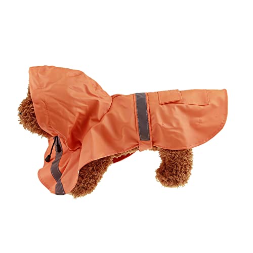 Hunde-Regenmantel, wasserdichte Hundejacke mit Tasche und reflektierendem Riemen, Hunde-Regenmantel, Welpen-Regenmantel für Welpen und extra kleine, mittelgroße Hunde, Kleidung, Farbe B 5XL von OYUEGE