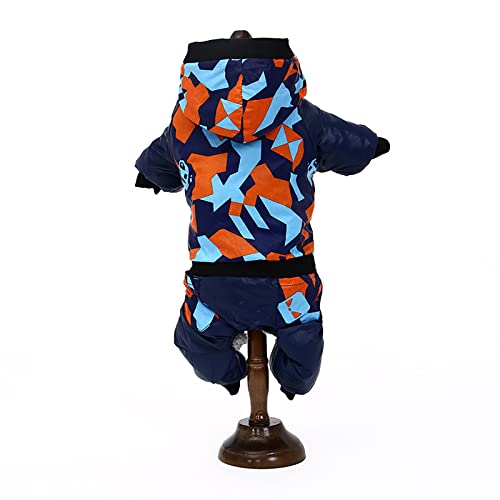 Hundepullover Hunde-Kapuzenpullover Kleidung mit Hut für kleine Hunde, Jungen, Chihuahua, Kleidung, Welpen, Haustiere, Winterkleidung, warme Hoodies, Mantel, Pullover-Shirt 【L Farbe-2】 von OYUEGE