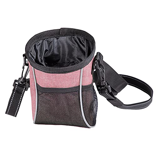 OYUEGE Wasserdichte Hundeleckerli-Tasche mit mehreren Taschen, verstellbarer Gürtel, 3 Tragemöglichkeiten, integrierter Kotbeutelspender, 3 Bonus, ideal zum Tragen von Gegenständen, Training, von OYUEGE