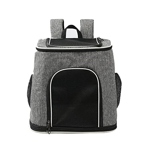 Rucksack für Haustiere Tragbarer Atmungsaktiver Rucksack für Kleine Hunde Katzen Outdoor Camping Wandern Reisen Zugelassen von Fluggesellschaft von OYUEGE